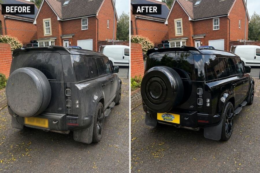 Car exterior before and after valet - Filthy to Fresh Kidderminster